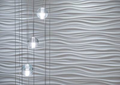 Ballenas, close-up of the wave wall