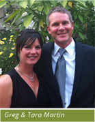 Greg and Tara Martin