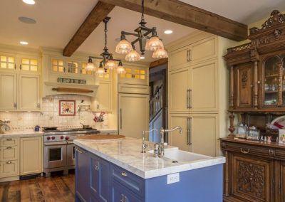 Vishnu Renovation, kitchen ceiling beams