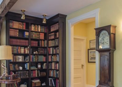 Vishnu Renovation, built-in bookcase